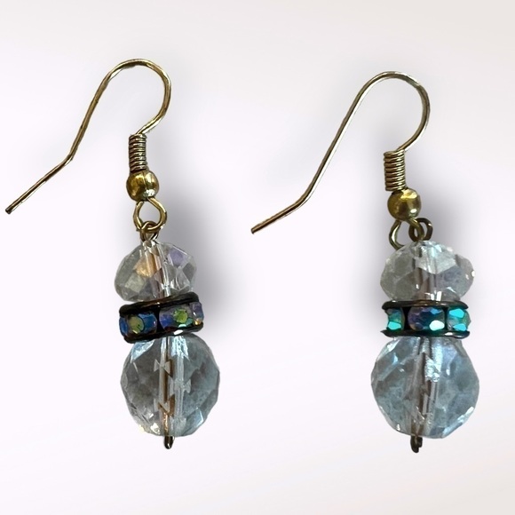 SMALL dangly beaded earrings - Picture 2 of 2